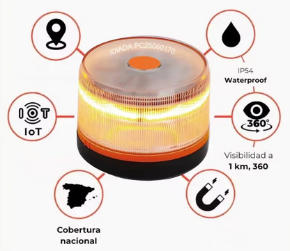 ⭐Black Friday Oferta⭐ Luz de Emergencia V16 DGT 3.0 – Aprobada 2026, Magnética IP54 – Cumple con la Normativa 2026.