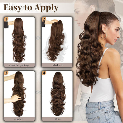 ✨ Now 45% OFF⚡Clip-in Big Wavy Ponytail Extension