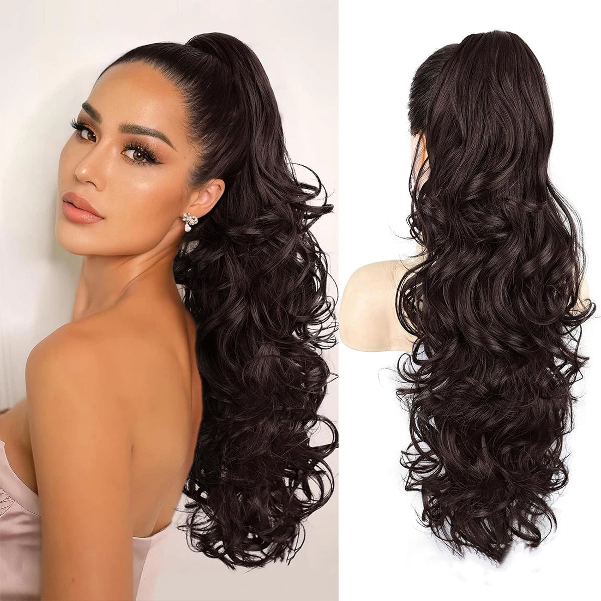 ✨ Now 45% OFF⚡Clip-in Big Wavy Ponytail Extension