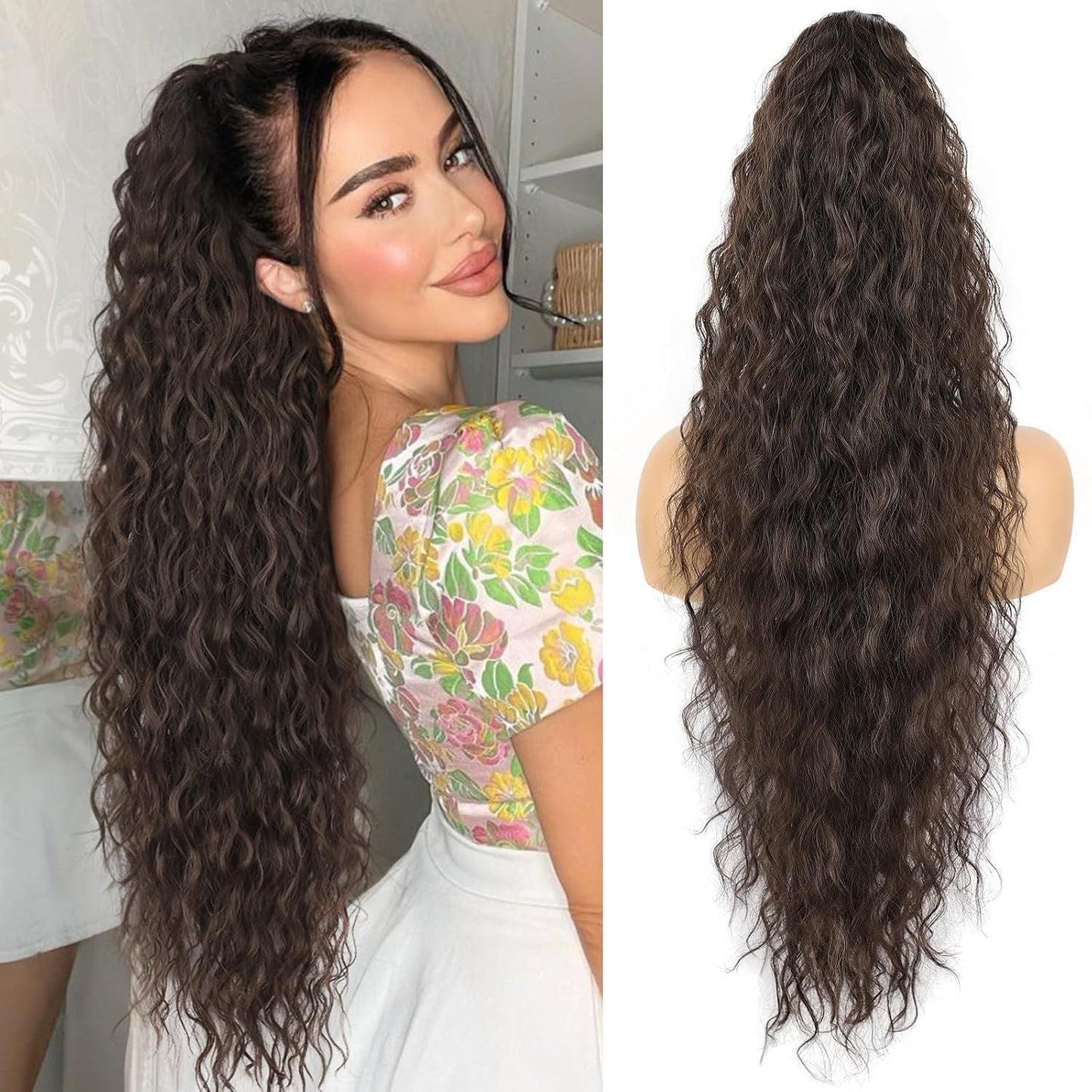 ✨ Now 45% OFF⚡Clip-in Big Wavy Ponytail Extension
