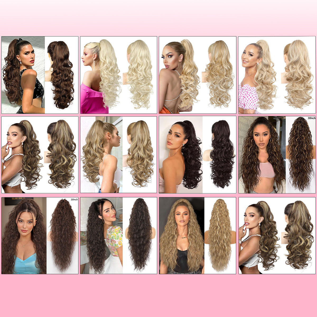 ✨ Now 45% OFF⚡Clip-in Big Wavy Ponytail Extension