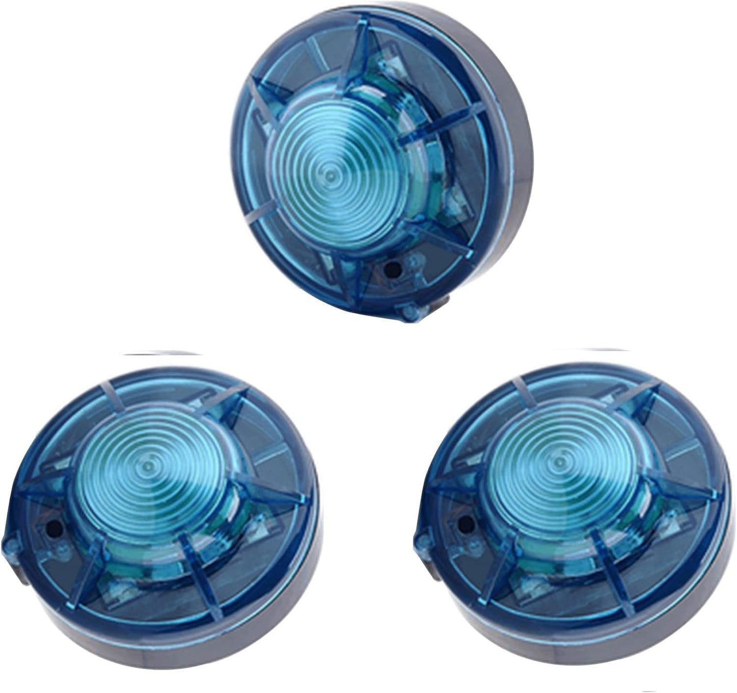 3 Pack LED Road Flares Roadside Flashing Emergency Lights Beacon luminous with Magnetic Base for Vehicle and Outdoor Sports.(Red)