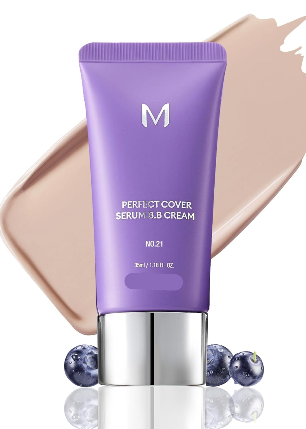 M PERFECT COVER SERUM BB CREAM No.45 Deep Mocha- Deep with Cool Undertone, BB Cream by Cardi B Pick, Skin Tint, Tinted Moisturizer, Skin Care Foundation Makeup, Korean Makeup, 1.18 Fl oz