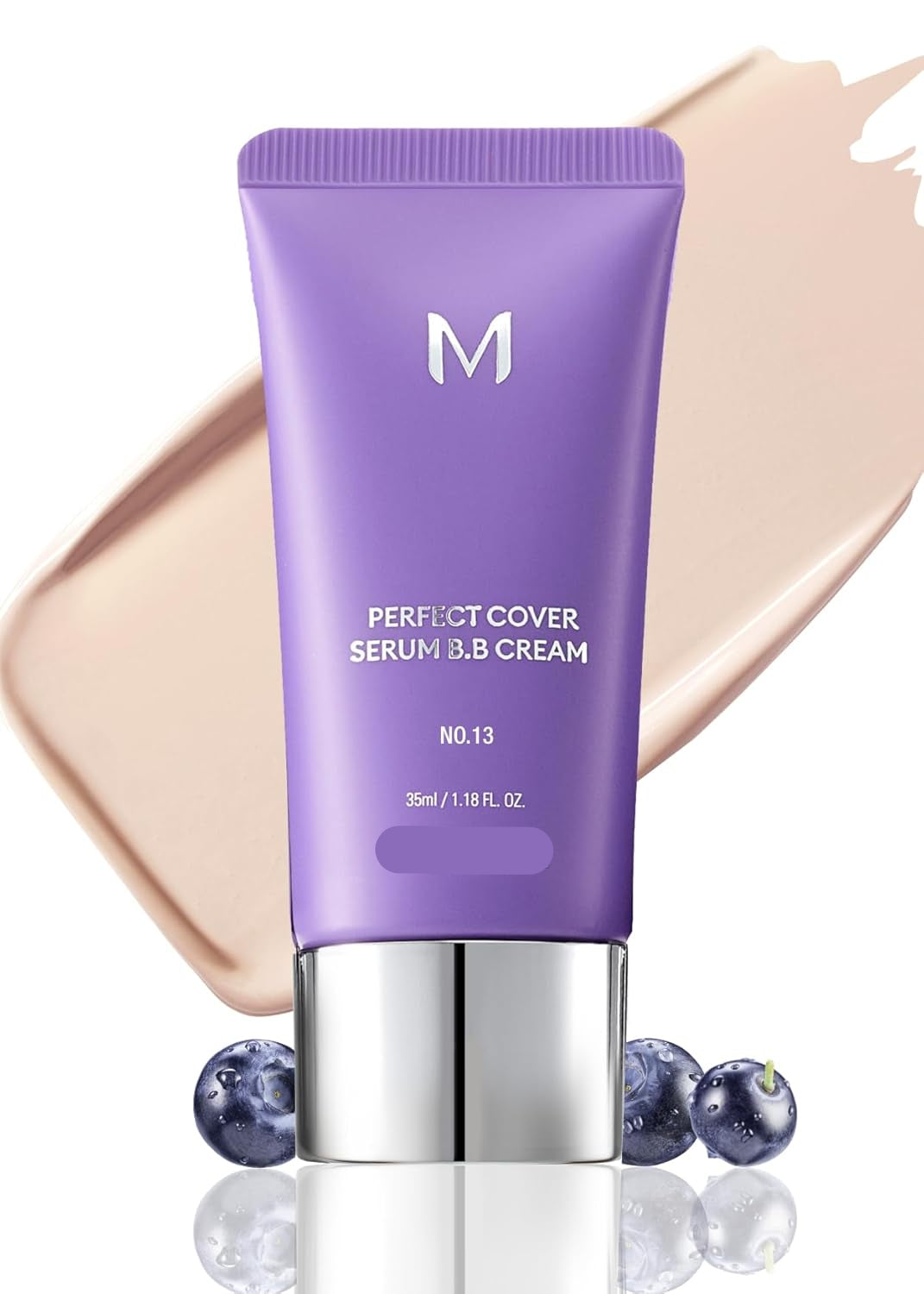 M PERFECT COVER SERUM BB CREAM No.45 Deep Mocha- Deep with Cool Undertone, BB Cream by Cardi B Pick, Skin Tint, Tinted Moisturizer, Skin Care Foundation Makeup, Korean Makeup, 1.18 Fl oz