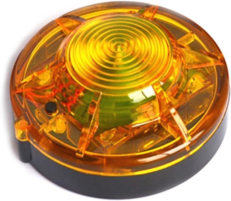 3 Pack LED Road Flares Roadside Flashing Emergency Lights Beacon luminous with Magnetic Base for Vehicle and Outdoor Sports.(Red)