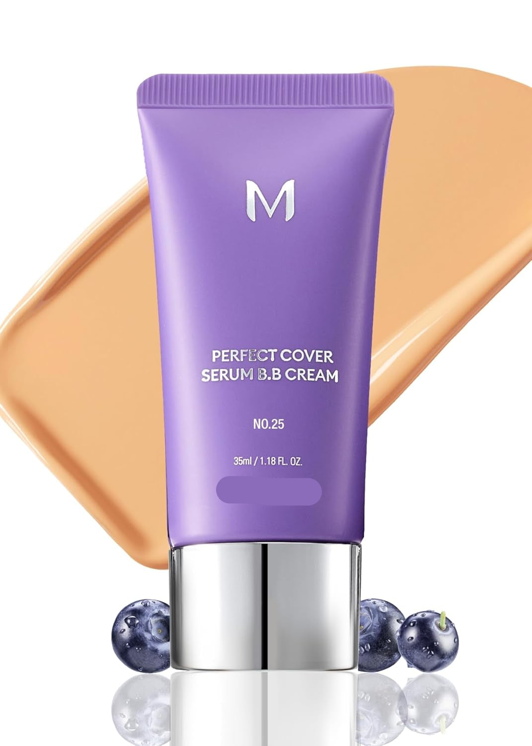 M PERFECT COVER SERUM BB CREAM No.45 Deep Mocha- Deep with Cool Undertone, BB Cream by Cardi B Pick, Skin Tint, Tinted Moisturizer, Skin Care Foundation Makeup, Korean Makeup, 1.18 Fl oz