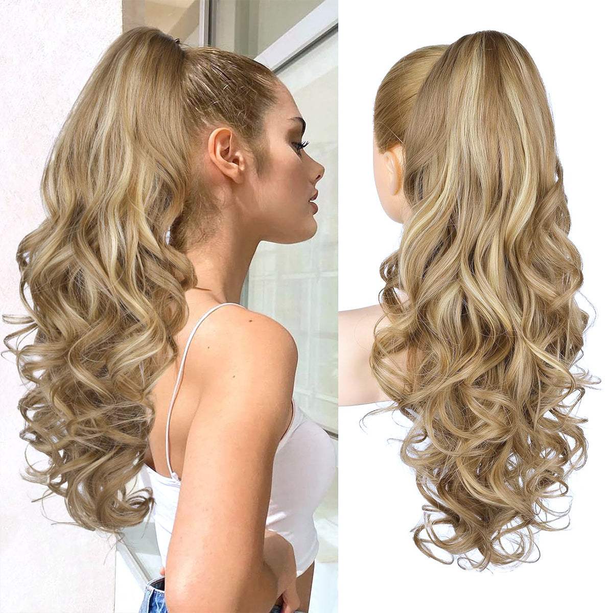 ✨ Now 45% OFF⚡Clip-in Big Wavy Ponytail Extension