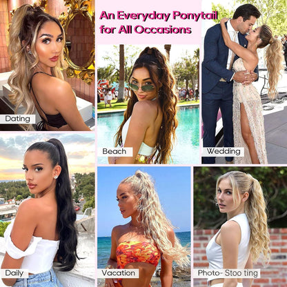 ✨ Now 45% OFF⚡Clip-in Big Wavy Ponytail Extension