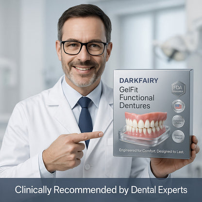 🦷Ends Today: 70% OFF! DarkFairy GelFit Functional Dentures & Make you more confident