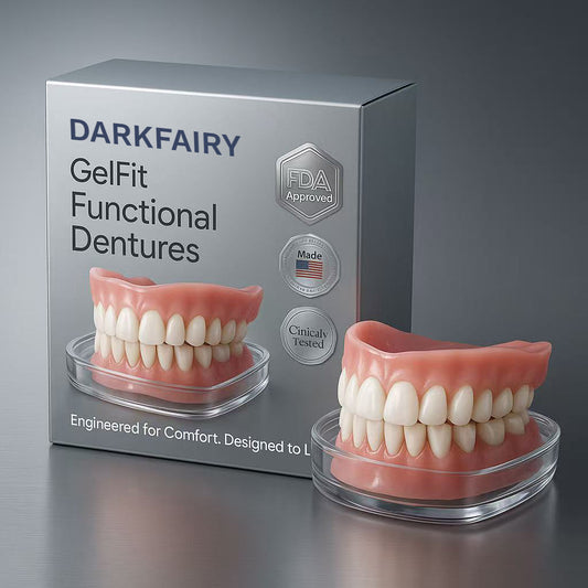 🦷Ends Today: 70% OFF! DarkFairy GelFit Functional Dentures & Make you more confident