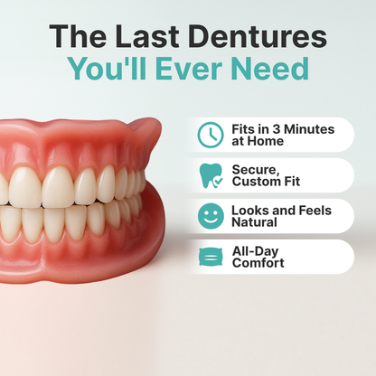 🦷Ends Today: 70% OFF! DarkFairy GelFit Functional Dentures & Make you more confident